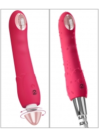 Малиновая насадка на душ с вибрацией Showers to orgasm - 20,1 см. - Orion - купить с доставкой в Смоленске