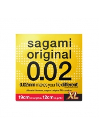 Презерватив увеличенного размера Sagami Original 0.02 XL-size - 1 шт. - Sagami - купить с доставкой в Смоленске