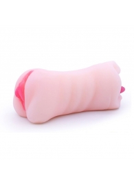 Телесный двусторонний мастурбатор - вагина и ротик - Boys of Toys - в Смоленске купить с доставкой