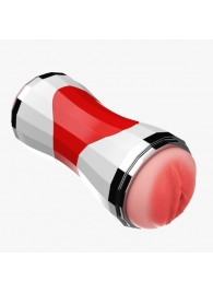 Двусторонний мастурбатор в колбе Power Grip Cup - вагина и ротик - Boys of Toys - в Смоленске купить с доставкой