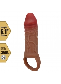 Реалистичная насадка на член Peirre - 15,5 см. - Baile - в Смоленске купить с доставкой