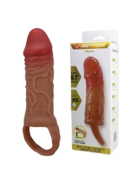 Реалистичная насадка на член Peirre - 15,5 см. - Baile - в Смоленске купить с доставкой