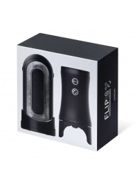 Набор Tenga Flip Zero Electronic Vibrotation: мастурбатор с вибрацией и устройство вращения - Tenga - в Смоленске купить с доставкой