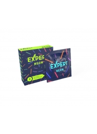 Светящиеся в темноте презервативы Expert Neon - 3 шт. - Expert - купить с доставкой в Смоленске