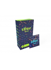 Светящиеся в темноте презервативы Expert Neon - 15 шт. - Expert - купить с доставкой в Смоленске