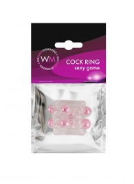 Прозрачная насадка на пенис с цветными шариками - Erowoman-Eroman - в Смоленске купить с доставкой