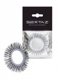 Круглое эрекционное кольцо с длинными «ресничками» - Sextaz - в Смоленске купить с доставкой