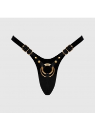 Черный пояс для фиксации насадок Strap-On-Me Leatherette Harness Fabulous - Strap-on-me - купить с доставкой в Смоленске