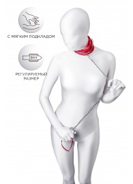 Красный ошейник с подкладкой из меха - ToyFa - купить с доставкой в Смоленске
