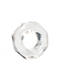 Прозрачное эрекционное кольцо в форме гайки - Sex Expert - в Смоленске купить с доставкой