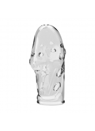 Прозрачная насадка на пенис Booker - 8 см. - Baile - в Смоленске купить с доставкой