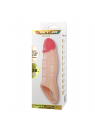 Телесная удлиняющая насадка на пенис Darnel - Baile - в Смоленске купить с доставкой