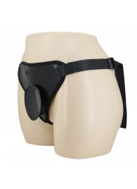 Черные трусики харнесс с платформой Caludio I - Baile - купить с доставкой в Смоленске