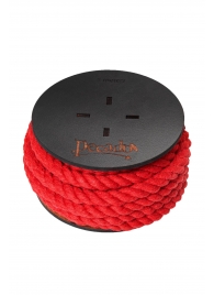Красная веревка для шибари на катушке - 5 м. - Pecado - купить с доставкой в Смоленске