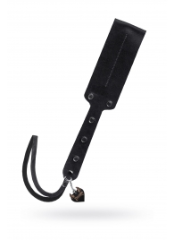 Черный кожаный пэддл - 32 см. - Pecado - купить с доставкой в Смоленске