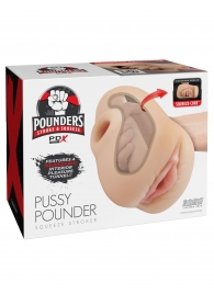 Телесный мастурбатор-вагина Pussy Pounder Squeeze Stroker - Pipedream - в Смоленске купить с доставкой