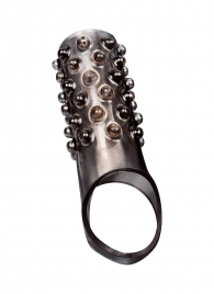 Дымчатая насадка на пенис с выпуклостями - 12 см. - Sex Expert - в Смоленске купить с доставкой