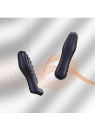 Сливовая силиконовая насадка на пенис с подхватом Manwan Ryzer - Manwan - в Смоленске купить с доставкой