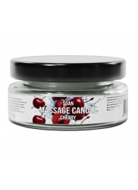 Массажная свеча «Спелая вишня» - 50 мл. - SGAN - купить с доставкой в Смоленске