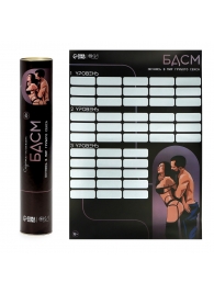 Плакат для двоих со скретч-слоем «БДСМ» - Сима-Ленд - купить с доставкой в Смоленске