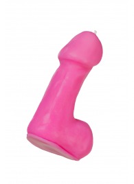 Розовая свеча в форме пениса - 47 гр. - Pecado - купить с доставкой в Смоленске