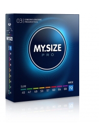 Презервативы MY.SIZE размер 72 - 3 шт. - My.Size - купить с доставкой в Смоленске