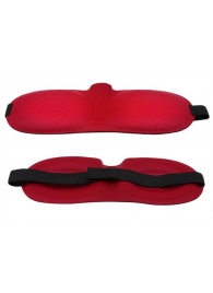 Красная глухая маска на резинке - Sitabella - купить с доставкой в Смоленске