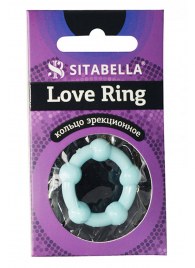 Цветное эрекционное кольцо Love Ring с бусинами - Sitabella - в Смоленске купить с доставкой