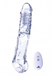 Прозрачная насадка-удлинитель Length Enhancer With Bullet с подхватом - 22,3 см. - NMC - в Смоленске купить с доставкой