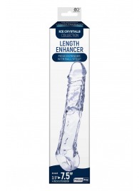 Прозрачная насадка-удлинитель Length Enhancer с подхватом - 22,3 см. - NMC - в Смоленске купить с доставкой