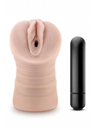 Телесный мастурбатор-вагина Ayumi с вибрацией - Blush Novelties - в Смоленске купить с доставкой