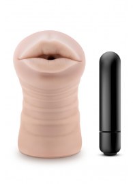 Телесный мастурбатор-ротик Nicole Vibrating Masturbator - Blush Novelties - в Смоленске купить с доставкой