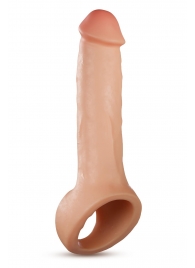 Телесная насадка-удлинитель Thrive 8.75 Inch Realistic Penis Extender Sleeve - 22,2 см. - Blush Novelties - в Смоленске купить с доставкой