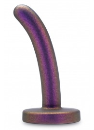 Фиолетовая насадка с гладкой поверхностью Surrender 4.75 Inch Beginner Pegging Dildo - 12 см. - Blush Novelties - купить с доставкой в Смоленске