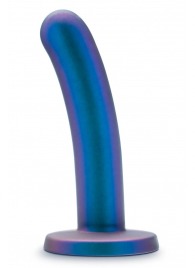 Синяя насадка с гладкой поверхностью Surrender 5.75 Inch Intermediate Pegging Dildo - 14,6 см. - Blush Novelties - купить с доставкой в Смоленске