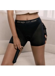 Трусики-шорты для фиксации насадок Strap-on-me Harness Lingerie Halo - size M - Strap-on-me - купить с доставкой в Смоленске