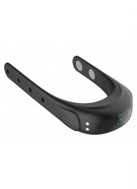 Черное эрекционное виброкольцо на ремешках - Boys of Toys - в Смоленске купить с доставкой