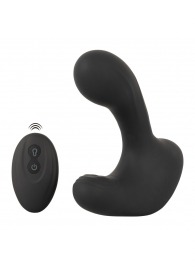 Черная анальная вибропробка с функцией расширения RC Butt Plug with 3 functions - Orion - в Смоленске купить с доставкой