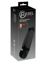 Черный вибромастурбатор с трехточечной стимуляцией Penis Trainer with 3 Point Stimulation - Orion - в Смоленске купить с доставкой