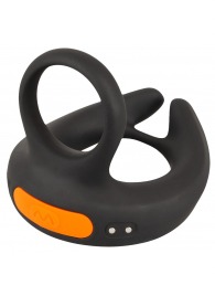 Черный вибростимулятор мошонки RC Scrotum Stimulator with Vibration - Orion - в Смоленске купить с доставкой