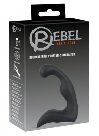 Черный перезаряжаемый стимулятор простаты с вибрацией - 14,6 см. - Orion - в Смоленске купить с доставкой