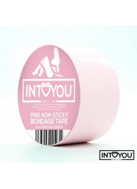Розовый скотч для фиксации Non-Sticky Bondage Tape - 15 м. - Intoyou - купить с доставкой в Смоленске