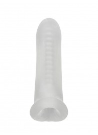 Белый фаллоудлинитель Striker - 13,5 см. - Lola Games - в Смоленске купить с доставкой