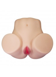 Телесный мастурбатор Julia с 2 любовными каналами - Baile - в Смоленске купить с доставкой