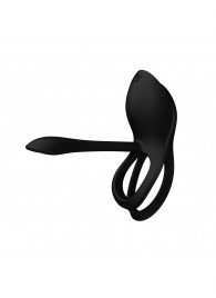 Черное эрекционное виброкольцо Bayek с пультом ДУ - Zalo - в Смоленске купить с доставкой