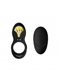 Черное эрекционное виброкольцо Bayek с пультом ДУ - Zalo - в Смоленске купить с доставкой