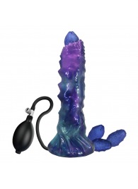 Фиолетовый яйцеродящий фаллоимитатор Duskwalker Sentinal на присоске - 22,4 см. - Baile - купить с доставкой в Смоленске