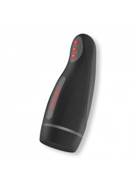 Черный автоматический мастурбатор с управлением через приложение - Oninder - в Смоленске купить с доставкой