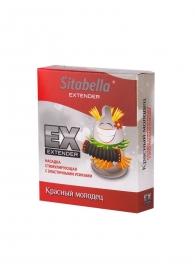 Стимулирующая насадка Sitabella Extender  Красный молодец - Sitabella - купить с доставкой в Смоленске