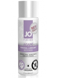 Лубрикант на водной основе для женщин JO AGAPE LUBRICANT ORIGINAL - 60 мл. - System JO - купить с доставкой в Смоленске